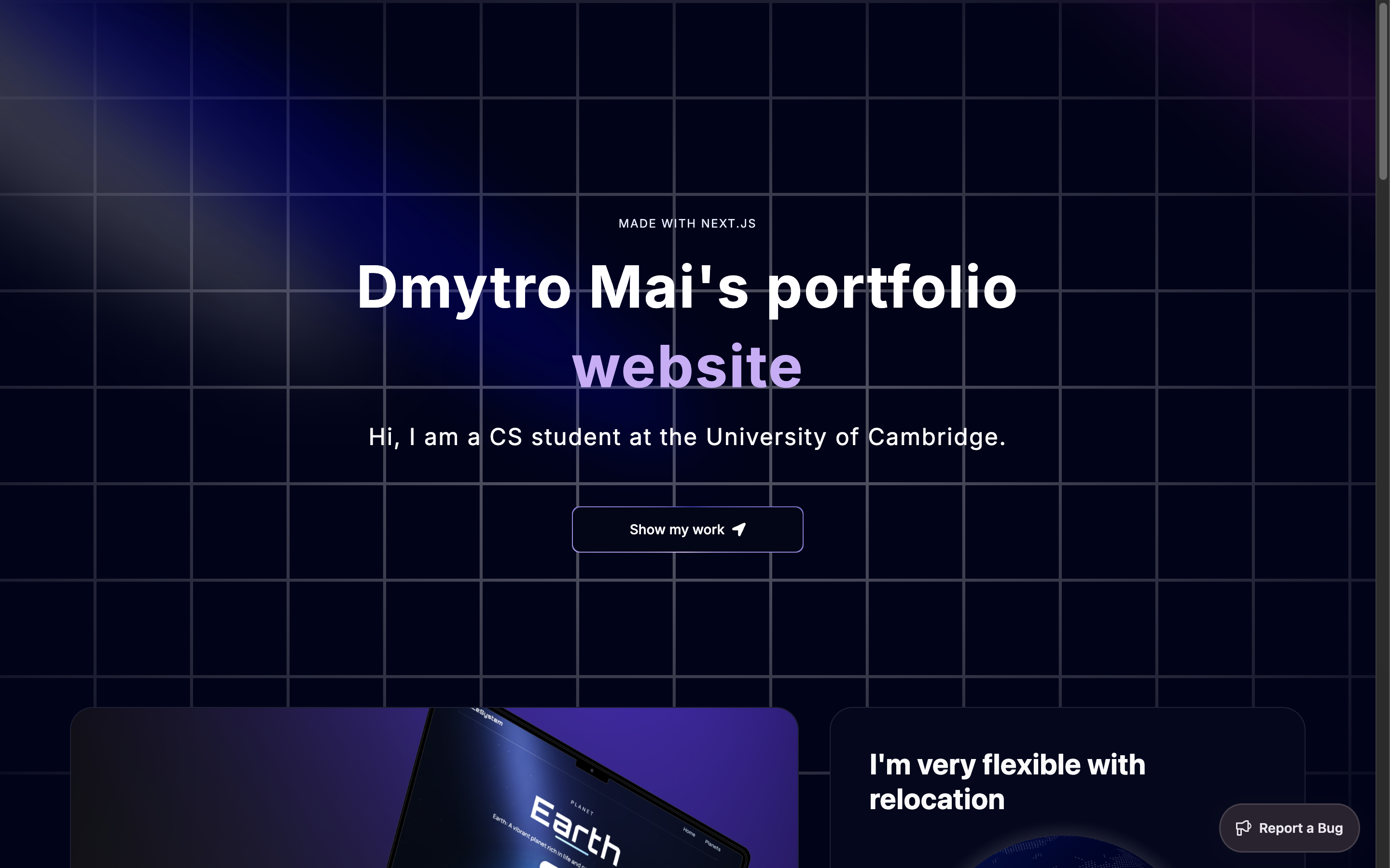 Portfolio website